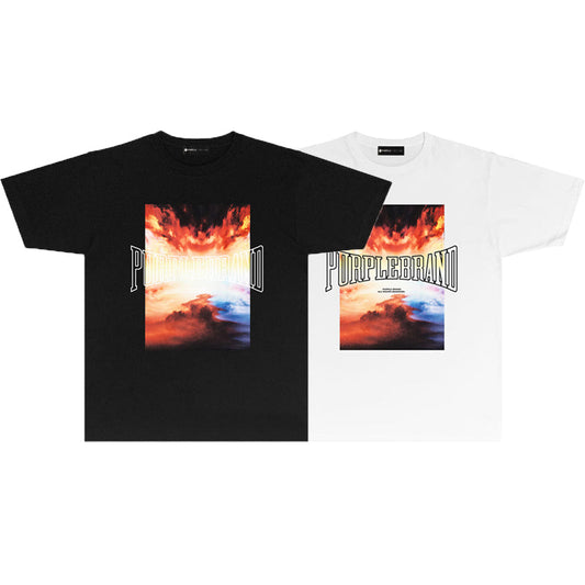 PURPLE  fashion T-shirt