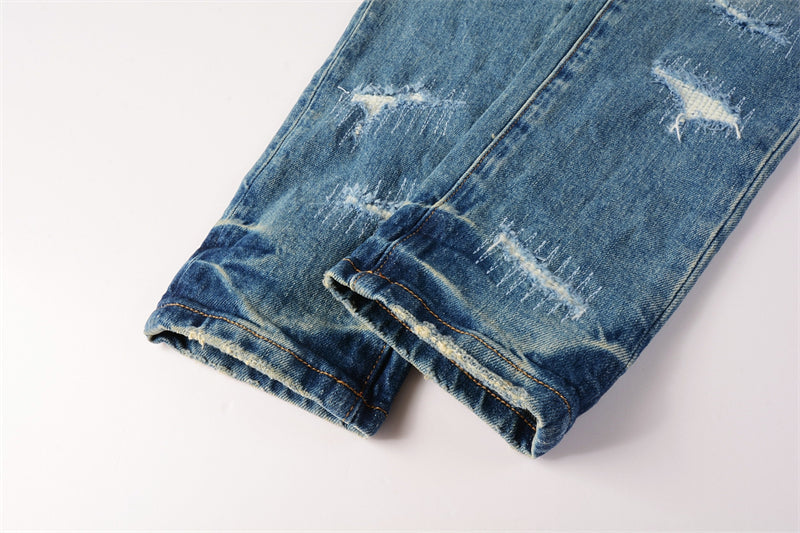 PURPLE  Fashion Jeans 9073