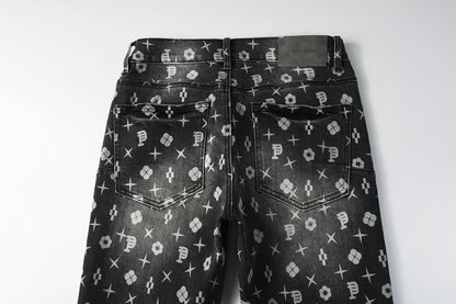 PURPLE  Fashion Jeans 9112