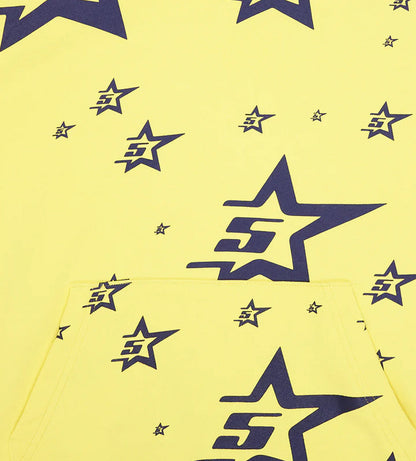 Sp5der 5star Hoodie Yellow