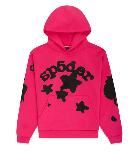Sp5der Beluga Hoodie Pink