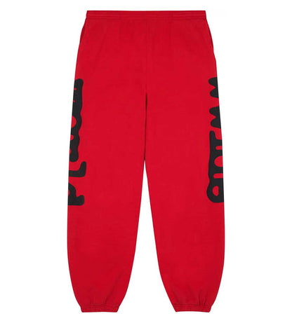 Sp5der Beluga Red Sweatpants