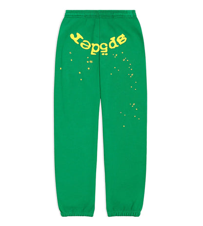 Sp5der Star OG Web V2 Sweatpants Green