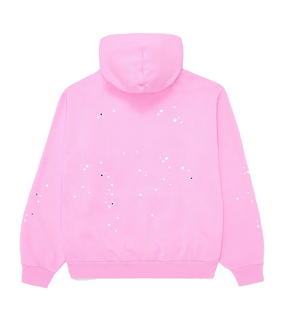 Sp5der Pink Atlanta Hoodie