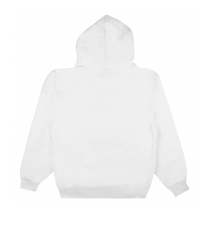 Sp5der OG Rhinestone Hoodie White