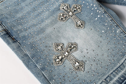 PURPLE  Fashion Jeans 5098